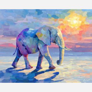 CRYSTAL DESERT ELEPHANT