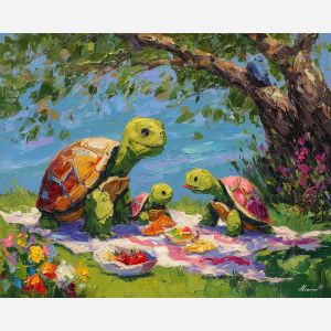 TURTLE FAMILY PICNIC