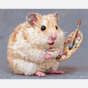 kawaii hamster pixel, round hamster sprite, beige white patches, pixel paws, cute pet icon, small animal pixel, chibi hamster, adorable creature