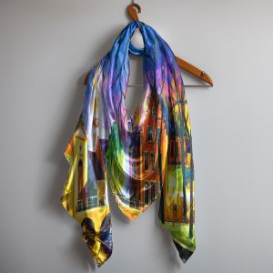 BRUGES BRIDGE - SILK SCARF