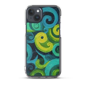 ELECTRIC SYMMETRY CONTOUR - iPhone 15 Plus Clear case for iPhone®