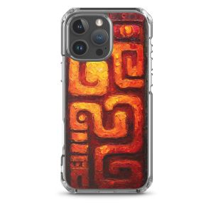 SILVER SPIRAL - iPhone 16 Pro Max Clear case for iPhone®