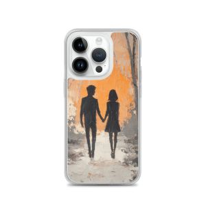 SOFT RESTING PAIR B&W - iPhone 14 Pro Clear case for iPhone®