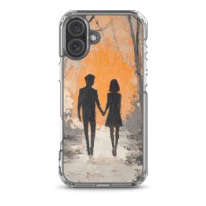 SOFT RESTING PAIR B&W - iPhone 16 Plus Clear case for iPhone®