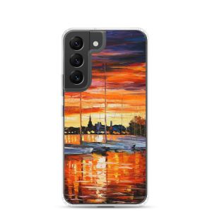 HELSINKI - SAILBOATS AT THE YACHT CLUB - Samsung Galaxy S22 phone case