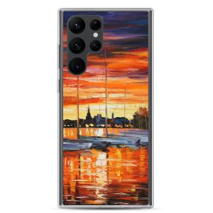 HELSINKI - SAILBOATS AT THE YACHT CLUB - Samsung Galaxy S22 Ultra phone case