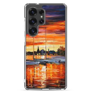 HELSINKI   SAILBOATS AT THE YACHT CLUB - Samsung Galaxy S25 Ultra phone case