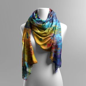 WAILING WALL JERUSALEM - SILK SCARF