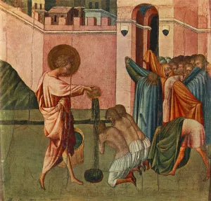 St Ansanus Baptizing