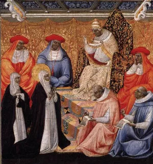 St Catherine before the Pope at Avignon