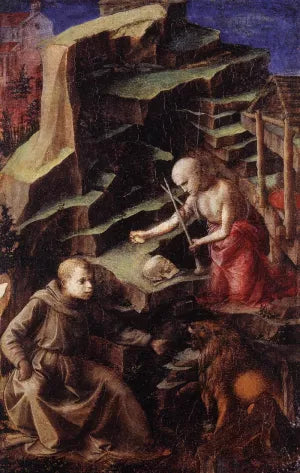 The Penitent St Jerome with a Young Monk