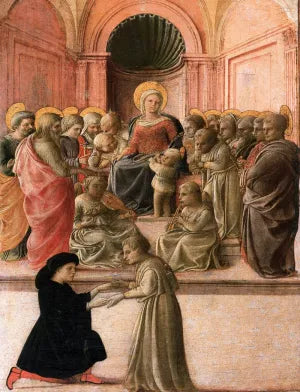 Madonna and Child with Saints, Angels, and a Donor