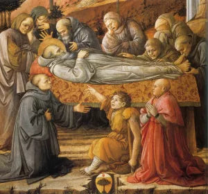 Funeral of St Jerome Detail