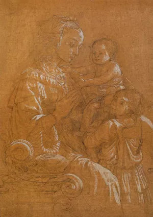 Madonna with Child and Two Angels