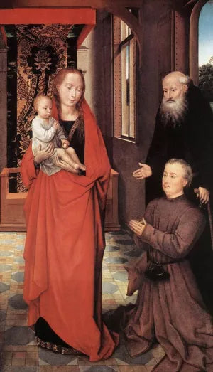 Virgin and Child with St Anthony the Abbot and a Donor