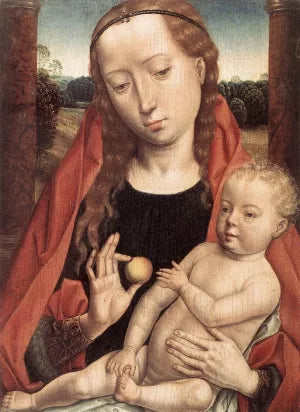 Virgin with the Child Reaching for His Toe