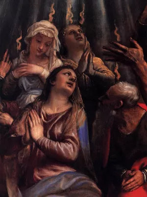 The Descent of the Holy Ghost Detail