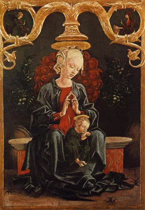 Madonna and Child in a Garden