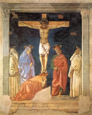 Crucifixion and Saints