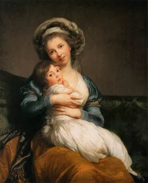 Self-Portrait with Her Daughter, Julie