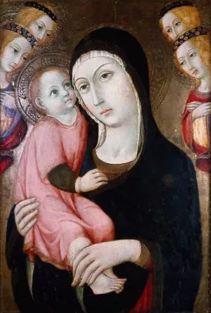 Virgin and Child with Four Angels