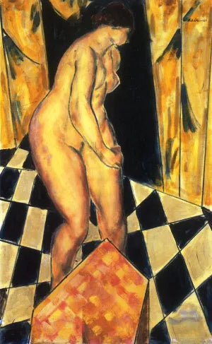 Nude Seated at Her Dressing Table