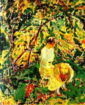 Woman in a Garden