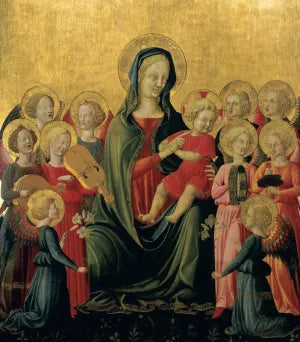 Madonna and Child with Music-Making Angels