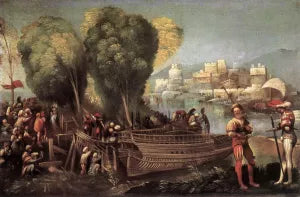 Aeneas and Achates on the Libyan Coast