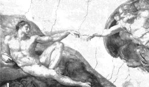 The Creation of Man Fragment of the Sistine Chapel Ceiling