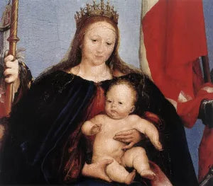 The Solothurn Madonna Detail