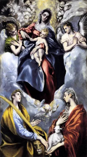 The Virgin and Child with St Martina and St Agnes