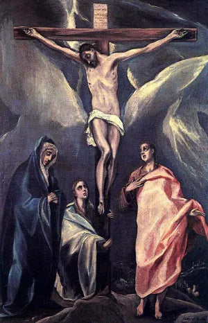 Christ on the Cross with the Two Maries and St John