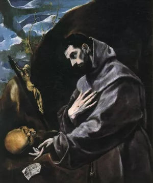 St Francis Praying