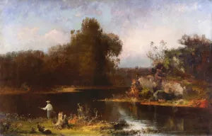 Fisherman on the Riverbank