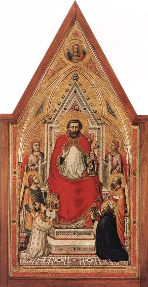 The Stefaneschi Triptych: St Peter Enthroned