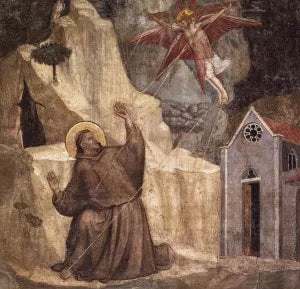 Scenes from the Life of Saint Francis: 1. Stigmatisation of Saint Francis Bardi Chapel, Santa Croce, Florence