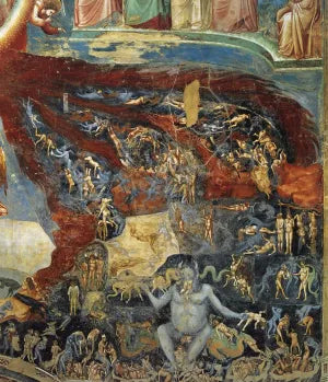 Last Judgment detail 11 Cappella Scrovegni Arena Chapel; Padua