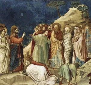 Scenes from the Life of Christ: 9. Raising of Lazarus Cappella Scrovegni Arena Chapel; Padua