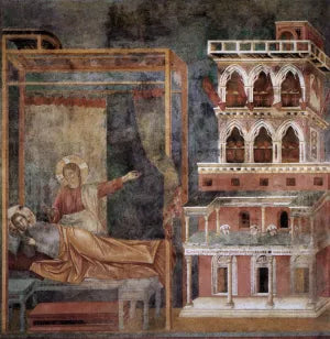 Legend of St Francis: 3. Dream of the Palace Upper Church, San Francesco, Assisi