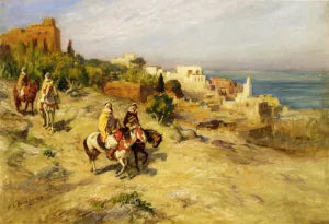 Horsemen on a Coastal Path, Algiers