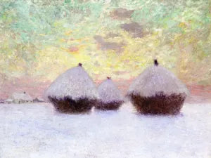 Haystacks in the Snow