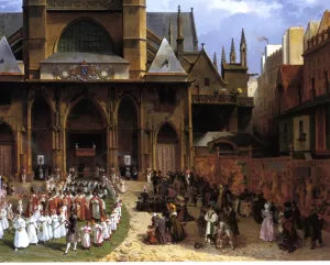 The Royal 'Fete-Dieu' Procession at St. Germain-l'Auxerrois