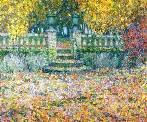 The Terrace, Autumn, Gerberoy