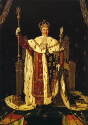 Charles X Inn His Coronation Robes