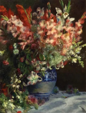 Gladiolas in a Vase