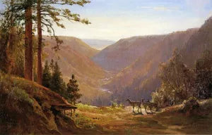 Valley with Deer