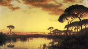 Sunset Glow, Roman Campagna