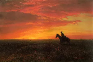 On the Plains, Sunset