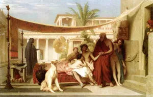 Socrates Seeking Alcibiades in the House of Aspasia